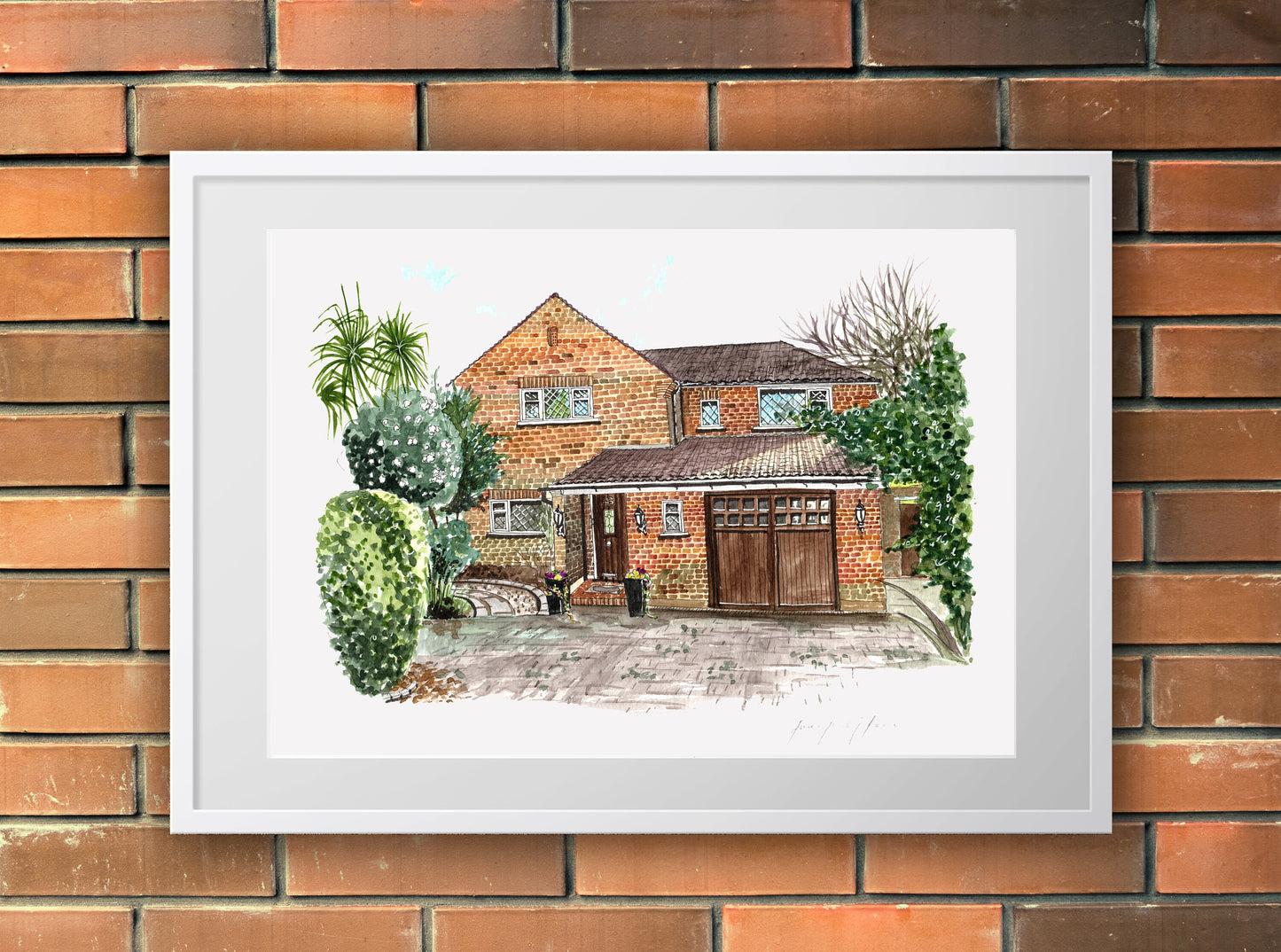 House Commission. Personalised House Portraits. Watercolour Original Art Work. Bespoke Art Pieces. Custom Art Work